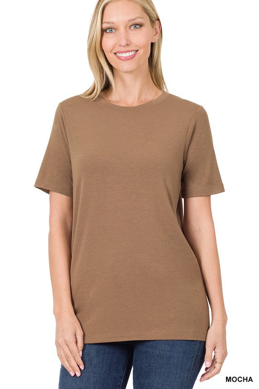 SHORT SLEEVE ROUND NECK TEE