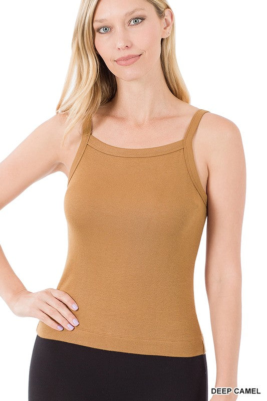 RIBBED SOFT RAYON CAMI