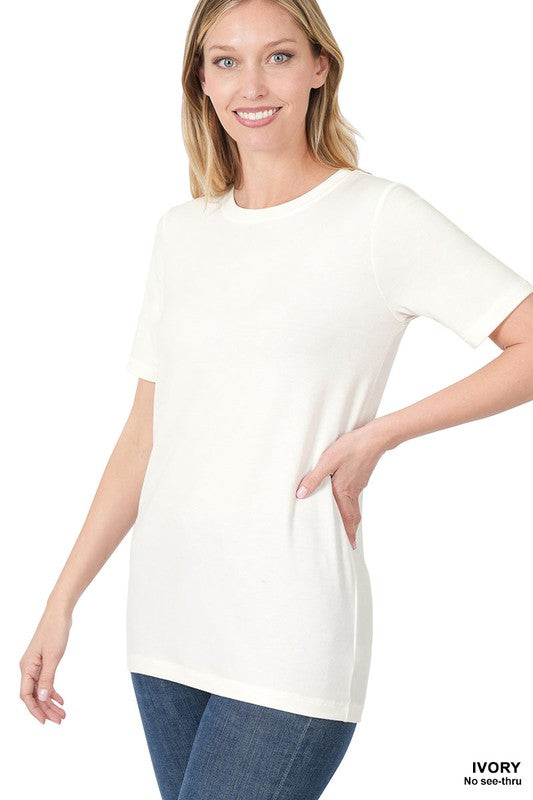 SHORT SLEEVE ROUND NECK TEE