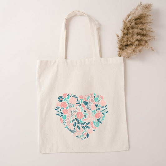 Flower Heart Tote