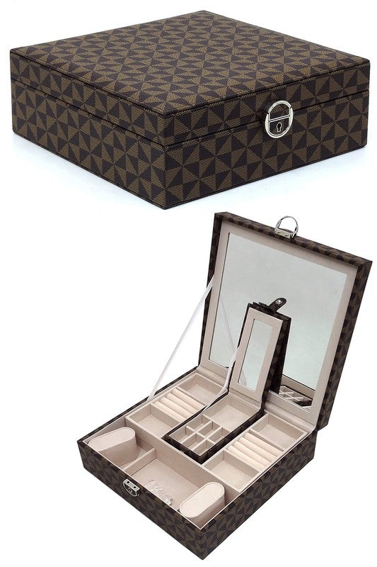 Monogram Jewelry Travel Case